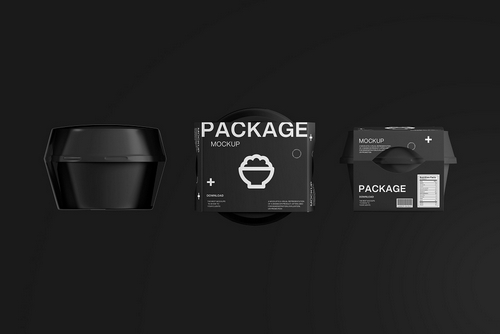 Food Container Packaging Mockup Set