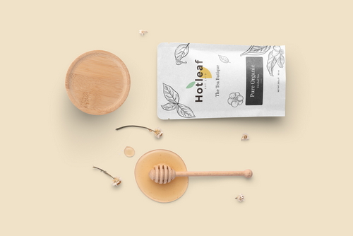 Zip Lock Packaging Tea Branding Mockup Scene 23
