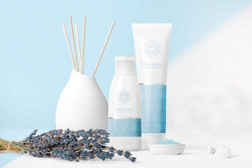 Cosmetics Mockup Scene Front View 02