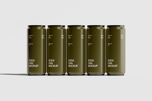 Soda Can Mockup