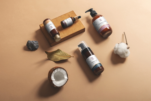 Natura Cosmetics Branding Mockup Scene 04