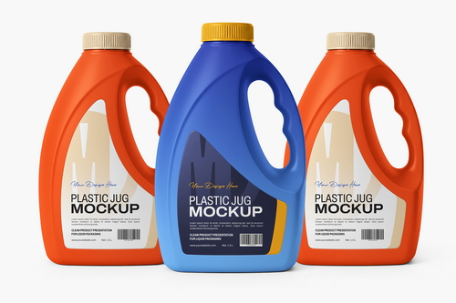 Plastic Jug Mockup