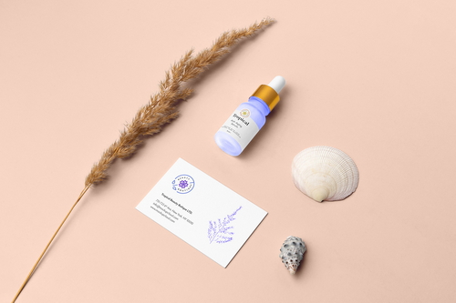 Dropper Bottle Cosmetics Branding Mockup Scene 10