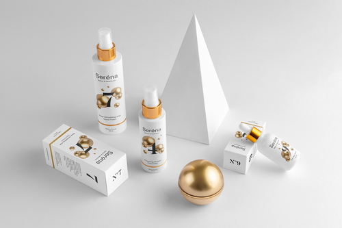 Serena Cosmetics Branding Mockup Scene 02
