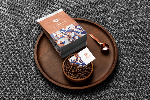 Roast Coffee Packaging Mockup Scene 09