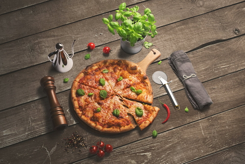 Pizza Italian Food Scene Mockup 02