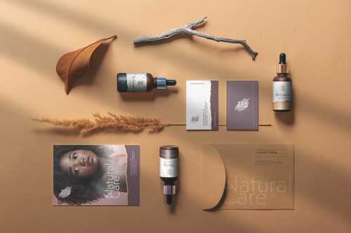 Natura Cosmetics Branding Mockup Scene 12