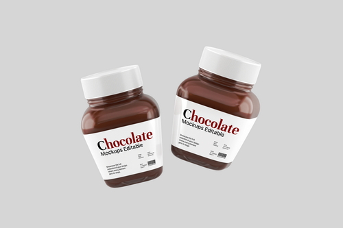 Chocolate Jar Mockup