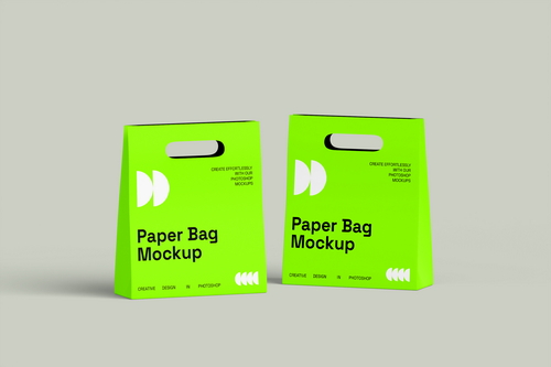 Paper Bag Packaging Mockup