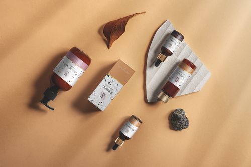 Natura Cosmetics Branding Mockup Scene 15