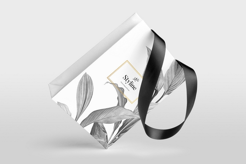 Paper Shopping Bag Mockup Scene 32