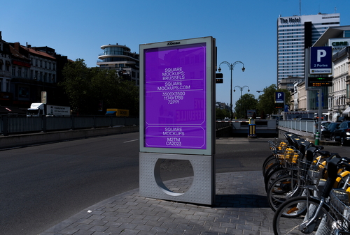Poster Mockup Scene 0039 Brussels Series