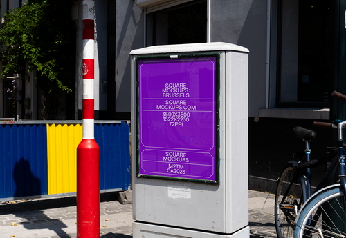 Poster Mockup Scene 0028 Brussels Series