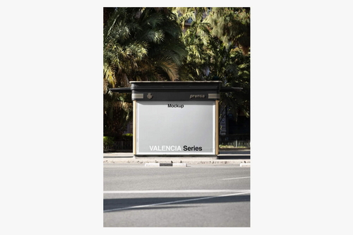 Spain, Valencia Billboard Mockup, VLC048