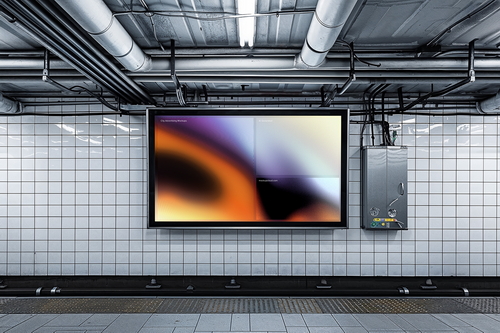 Digital Screen Advertising Mockup Scene 27