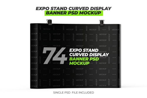 Backdrop Banner Stand Mockup