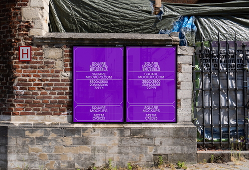 Poster Mockup Scene 0035 Brussels Series