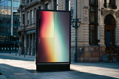 Digital Screen Advertising Mockup Scene 28