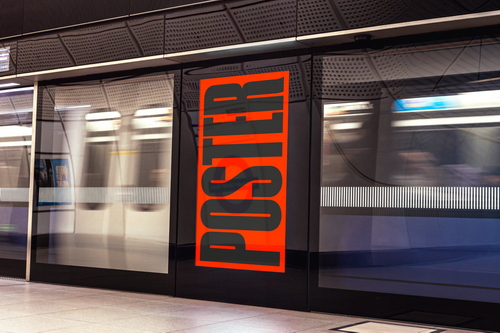 Street Poster #04 - PSD Mockup