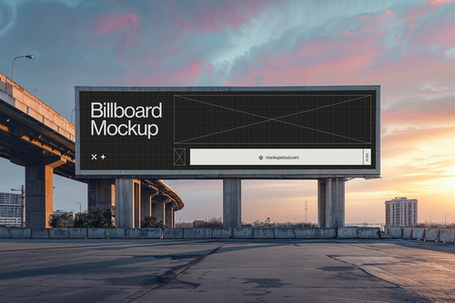 Billboard Advertising Mockup Scene 26