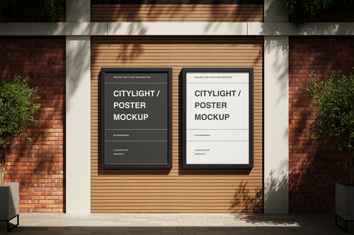 Poster / Citylight Mockup
