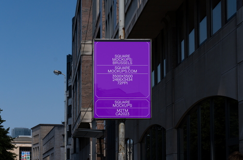 Poster Mockup Scene 0036 Brussels Series