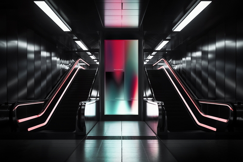 Digital Screen Advertising Mockup Scene 18