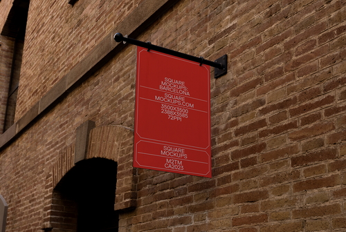 Shop Sign Mockup Scene 0002 Barcelona Series