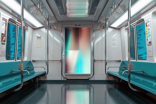 Digital Screen Advertising Mockup Scene 14