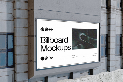 City Billboard Mockup