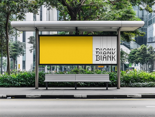Large Outdoor Display Mockup