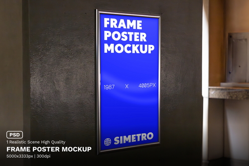 Frame Poster Mockup