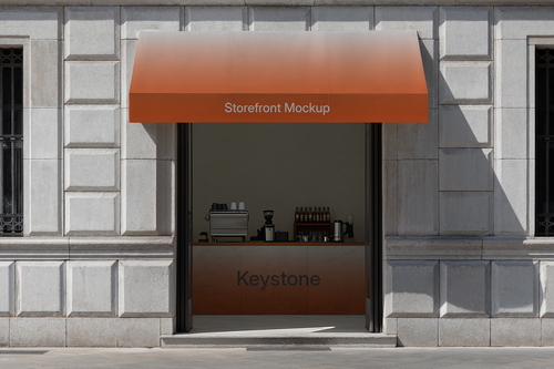 Storefront Mockup / Keystone Series