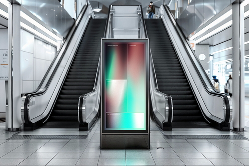 Digital Screen Advertising Mockup Scene 22