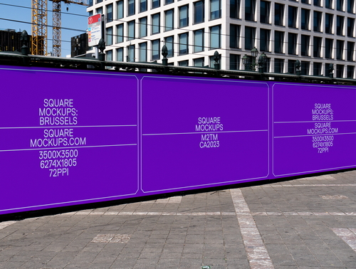 Posterwall Mockup Scene 0002 Brussels Series