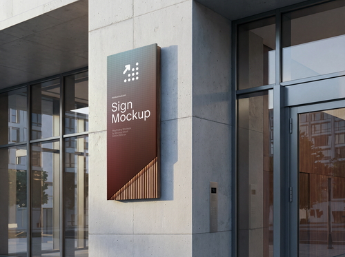 Navigation Sign Mockup / Mark Series 08