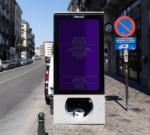 Poster Mockup Scene 0042 Brussels Series