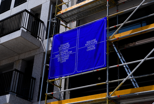 Construction Banner Mockup Scene 0005 Antwerp Series