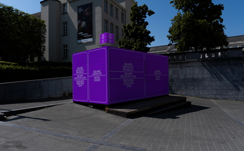Pop-Up Banner Mockup Scene 0001 Brussels Series