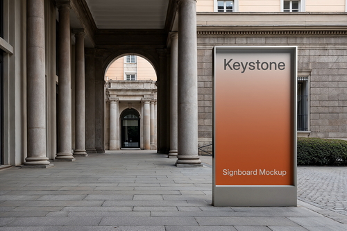Signboard Mockup / Keystone Series
