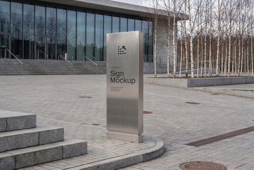 Navigation Sign Mockup / Mark Series 03