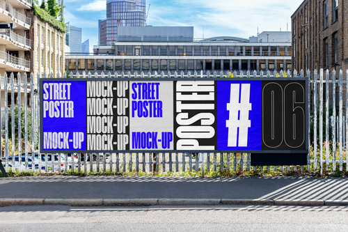 Street Poster #06 - PSD Mockup