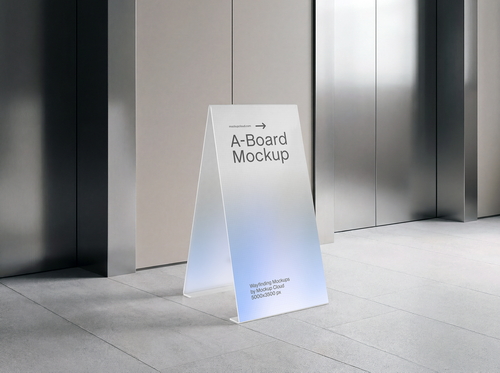 A-Board Sign Mockup / Mark Series