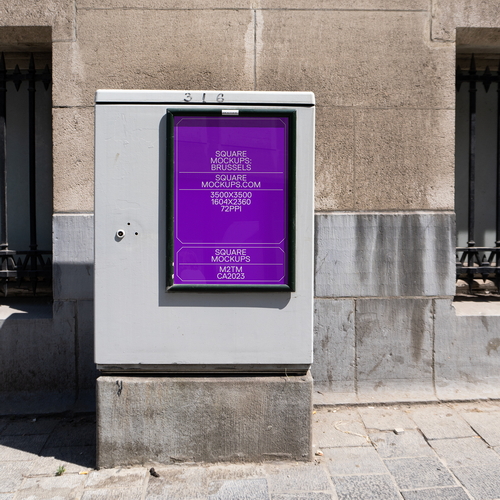 Poster Mockup Scene 0033 Brussels Series