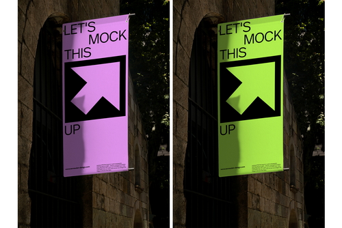 Realistic Sign Billboard Mockup for Photoshop / BCN01|01