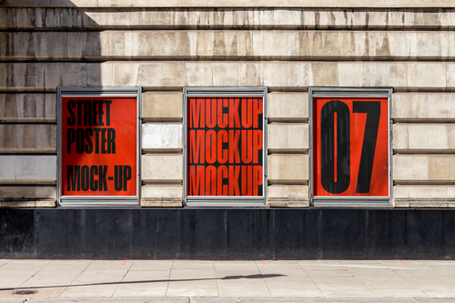 Street Poster #07 - PSD Mockup