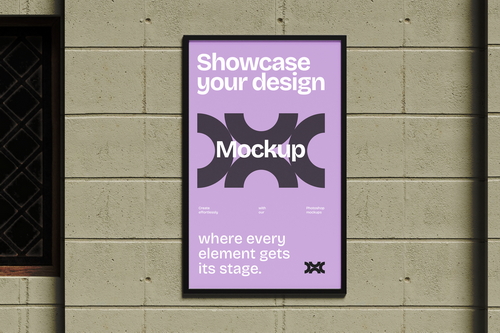 Advertising Poster Mockup