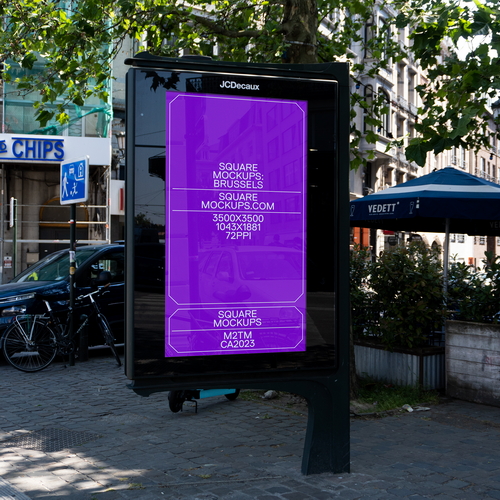 Poster Mockup Scene 0041 Brussels Series
