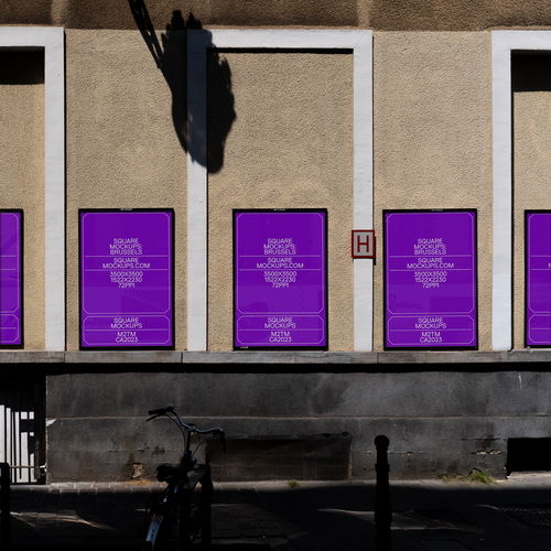 Poster Mockup Scene 0029 Brussels Series