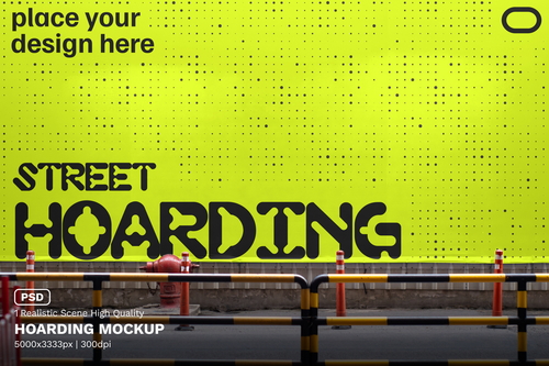 Hoarding Mockup